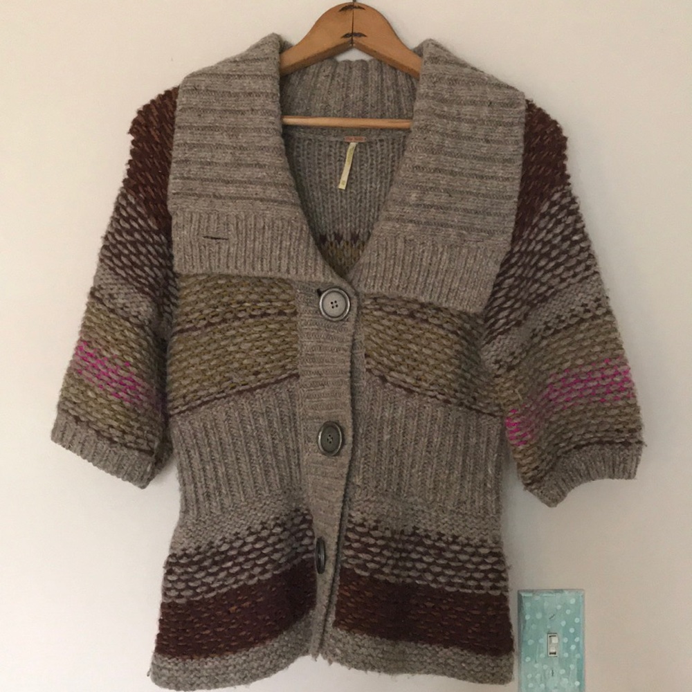 Free People Shortsleeved Sweater